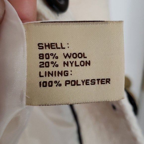 American Rag Cie Ivory Long Coat Size Small - Picture 7 of 12